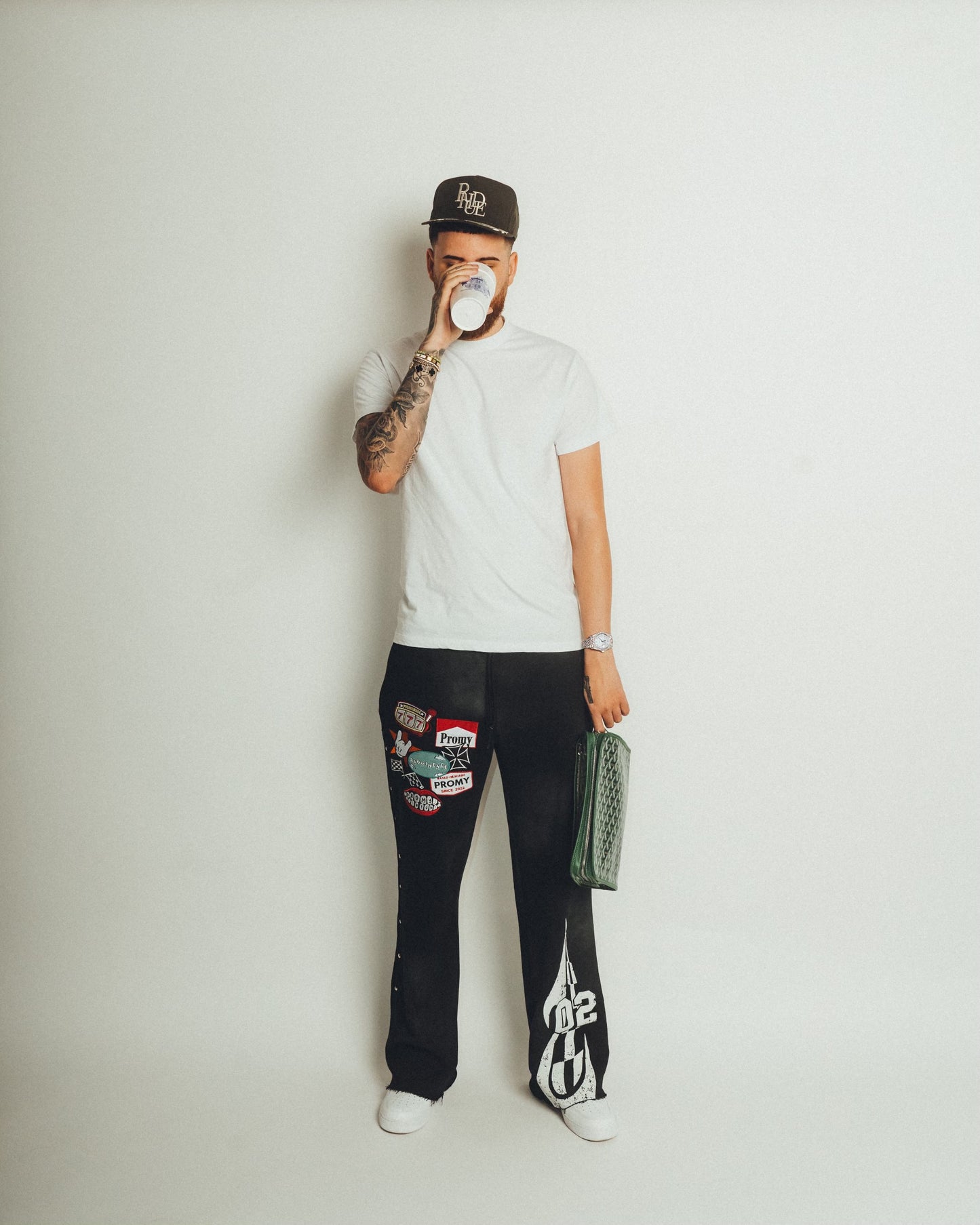 "black" promy patch sweats