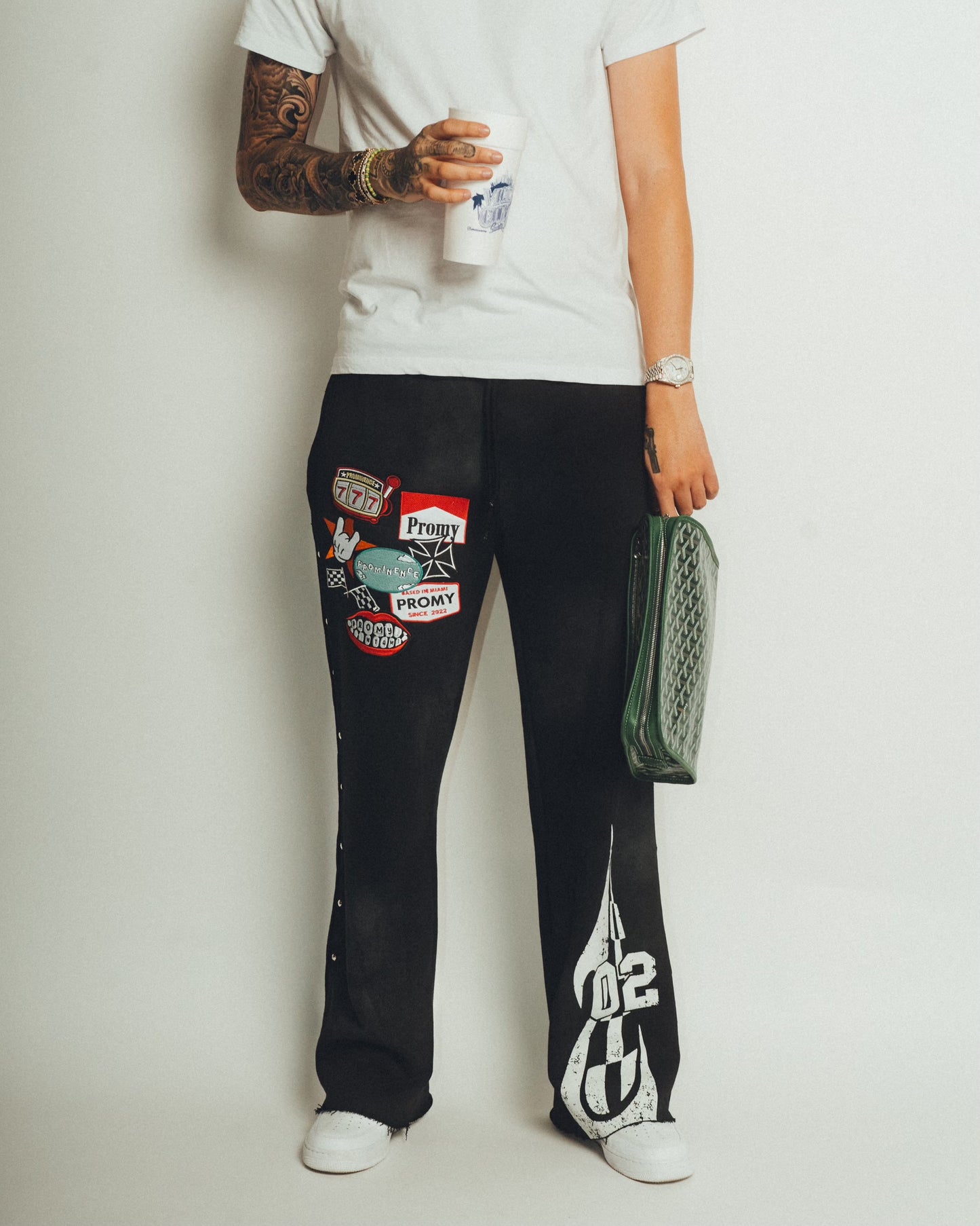 "black" promy patch sweats