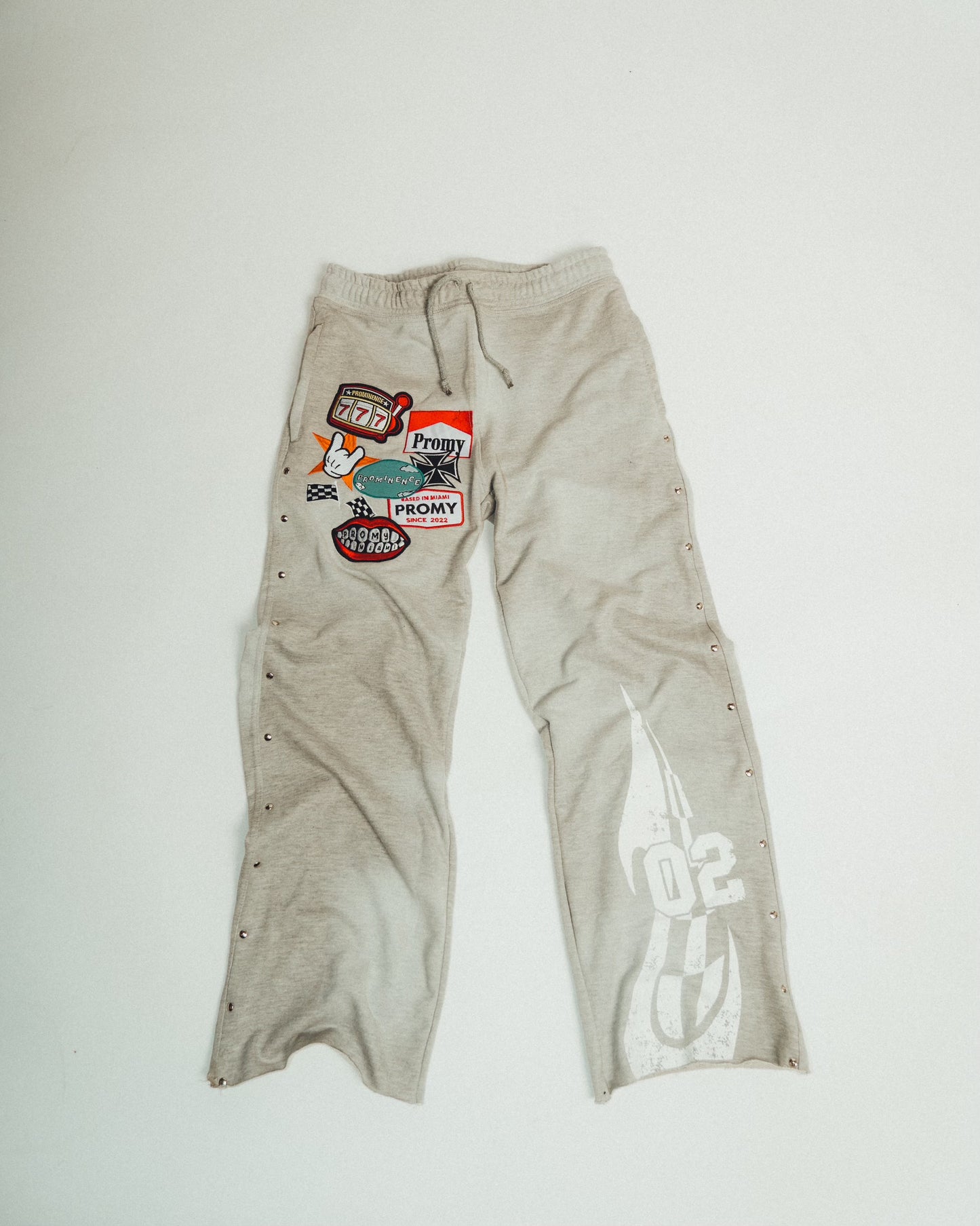 "grey" promy patch sweats