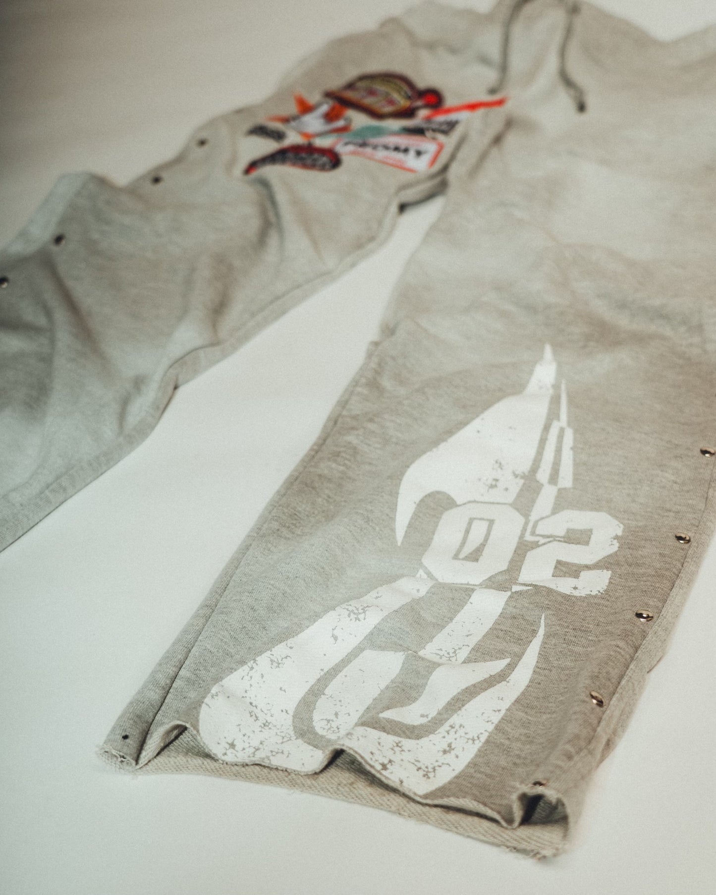 "grey" promy patch sweats