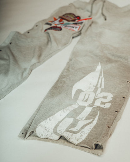 "grey" promy patch sweats